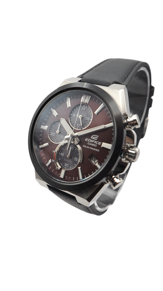 Casio Edifice EFS-S630BL-5AVUEF Chronograph Solar Herrenuhr 44mm Neu OVP - ChronoMeister