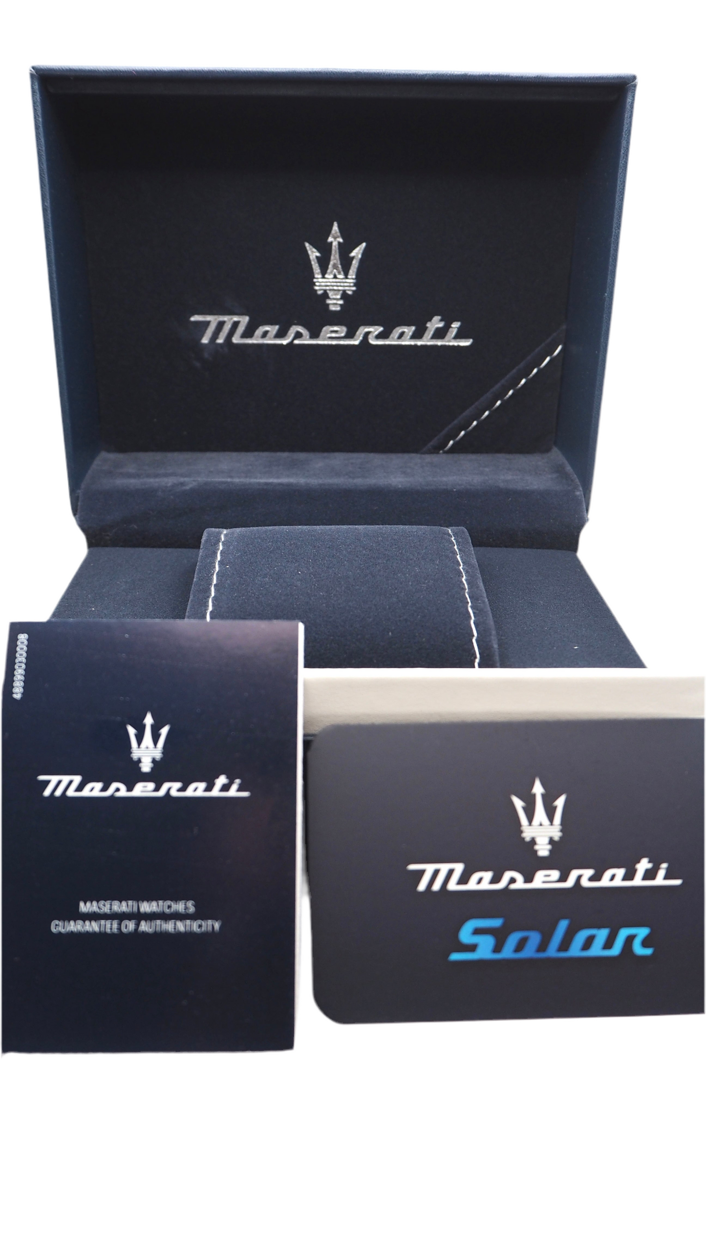 Maserati Successo Solar Herrenuhr 44 mm Limited Edition, Chronograph, R8873645007 Neu - ChronoMeister