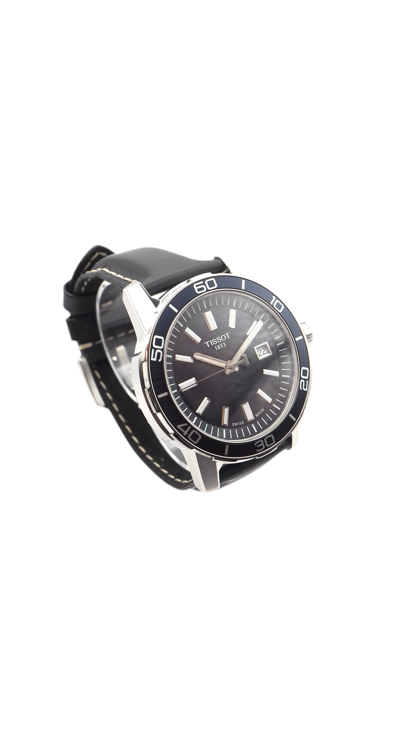 Tissot Supersport Gent T125.610.16.041.00 Herrenuhr 44 mm Edelstahl Neu OVP - ChronoMeister