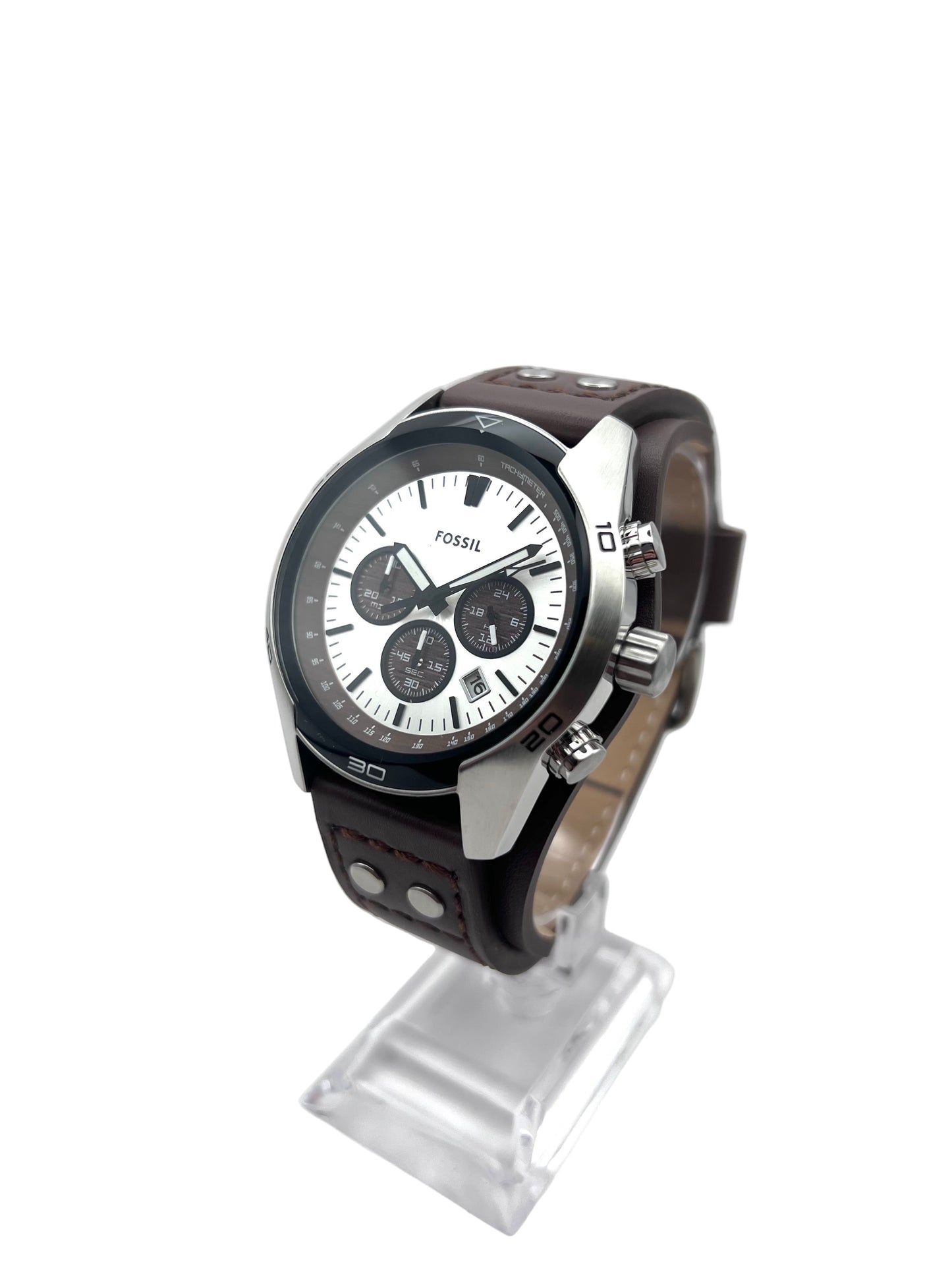 Fossil Coachman Chronograph CH2565 Herrenuhr Edelstahl Neu OVP