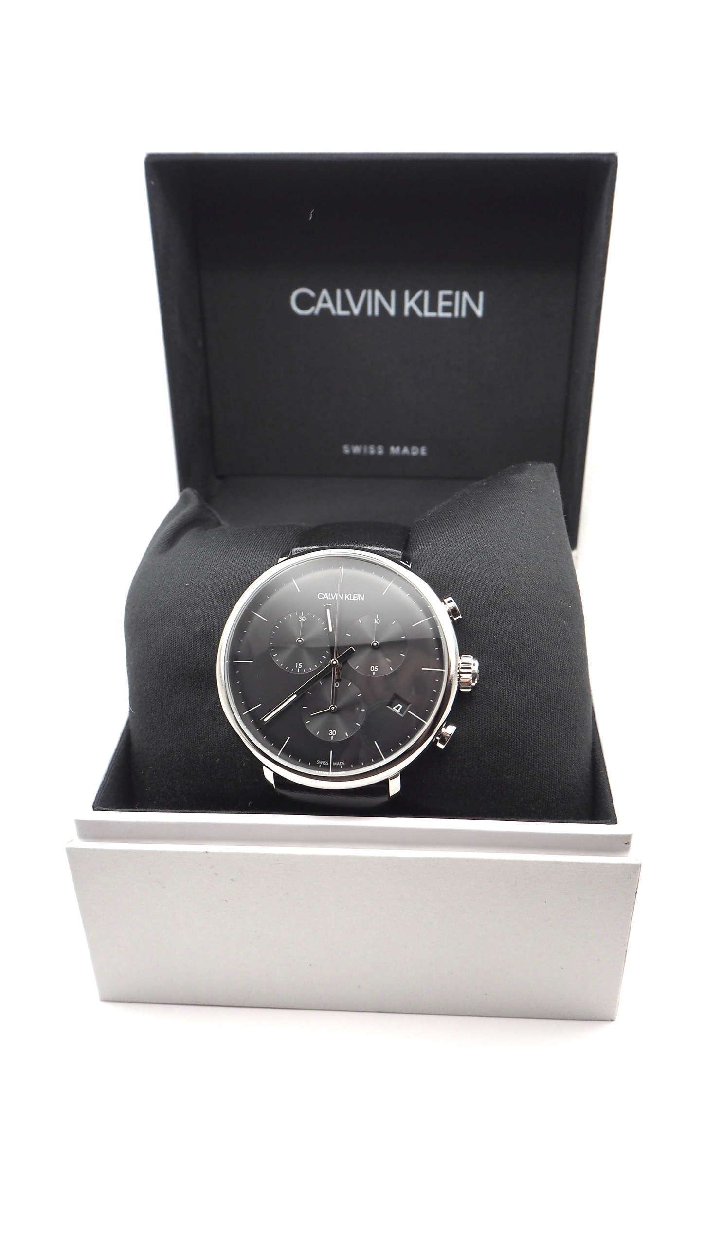 Calvin Klein Chronograph K8M271C1 Herrenuhr Edelstahl Neu OVP - ChronoMeister