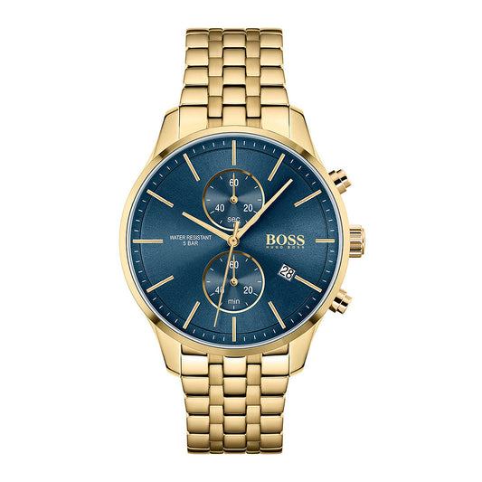 Boss Associate Chronograph 1513841 Herrenuhr Edelstahl Silber Neu OVP