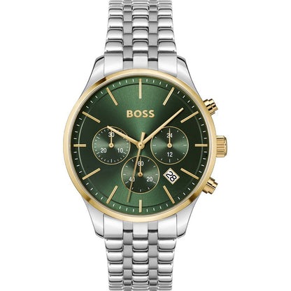 Boss Avery Chronograph 1514159 Herrenuhr Edelstahl Silber Neu OVP