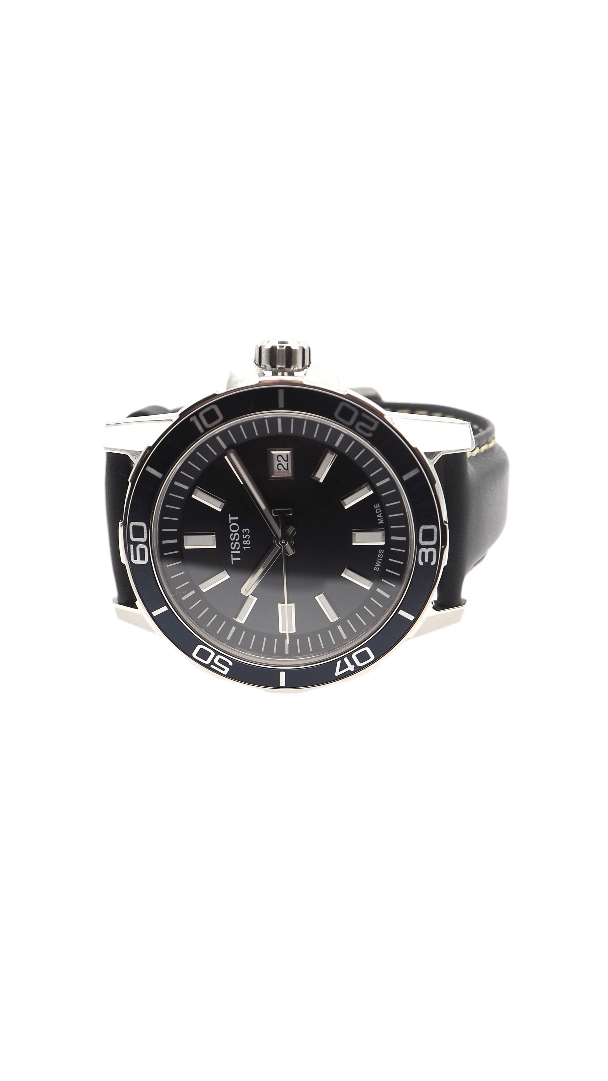 Tissot Supersport Gent T125.610.16.041.00 Herrenuhr 44 mm Edelstahl Neu OVP - ChronoMeister