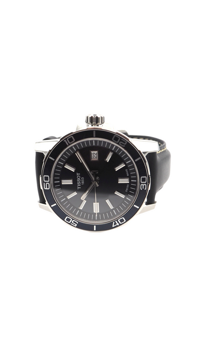 Tissot Supersport Gent T125.610.16.041.00 Herrenuhr 44 mm Edelstahl Neu OVP - ChronoMeister