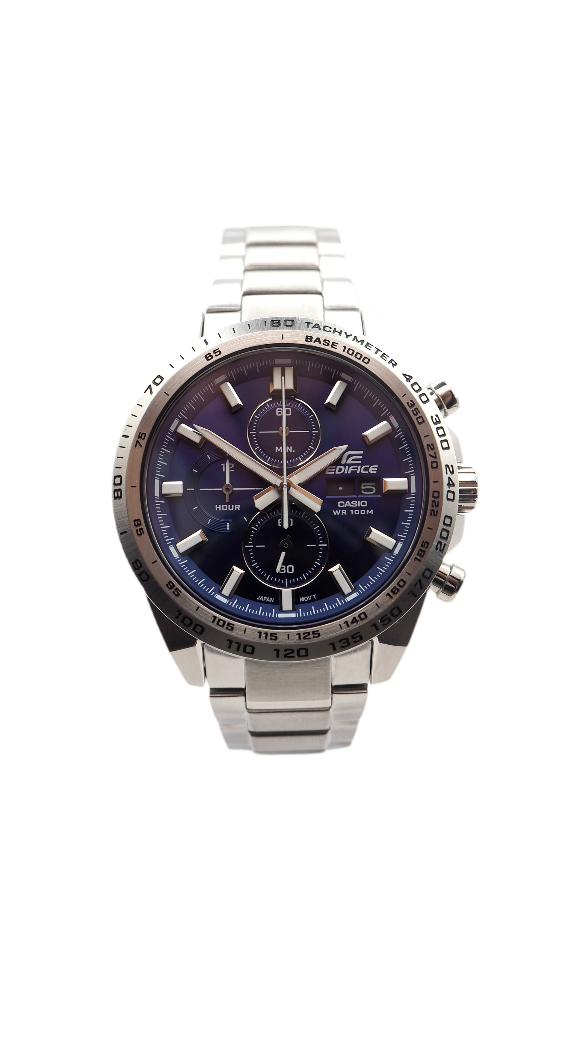 Casio Edifice EFR-574D-2AVUEF Chronograph Herrenuhr 42mm Edelstahl Neu OVP - ChronoMeister
