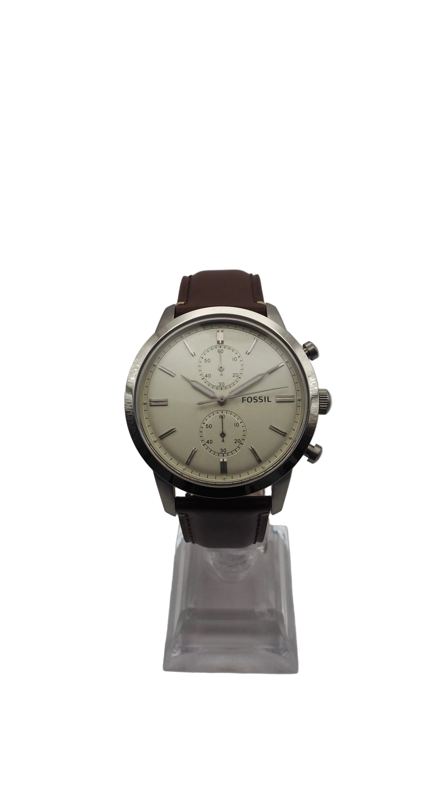 Fossil Townsman Chronograph FS5350 Herrenuhr Edelstahl Silber Neu OVP