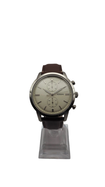Fossil Townsman Chronograph FS5350 Herrenuhr Edelstahl Silber Neu OVP