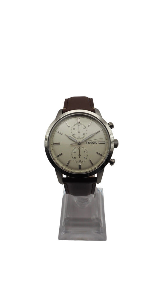 Fossil Townsman Chronograph FS5350 Herrenuhr Edelstahl Silber Neu OVP