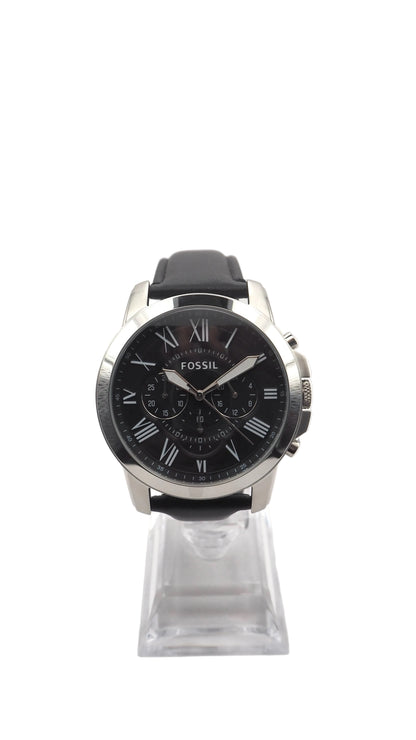 Fossil Grant Chronograph FS4812 Herrenuhr Edelstahl Silber Neu OVP