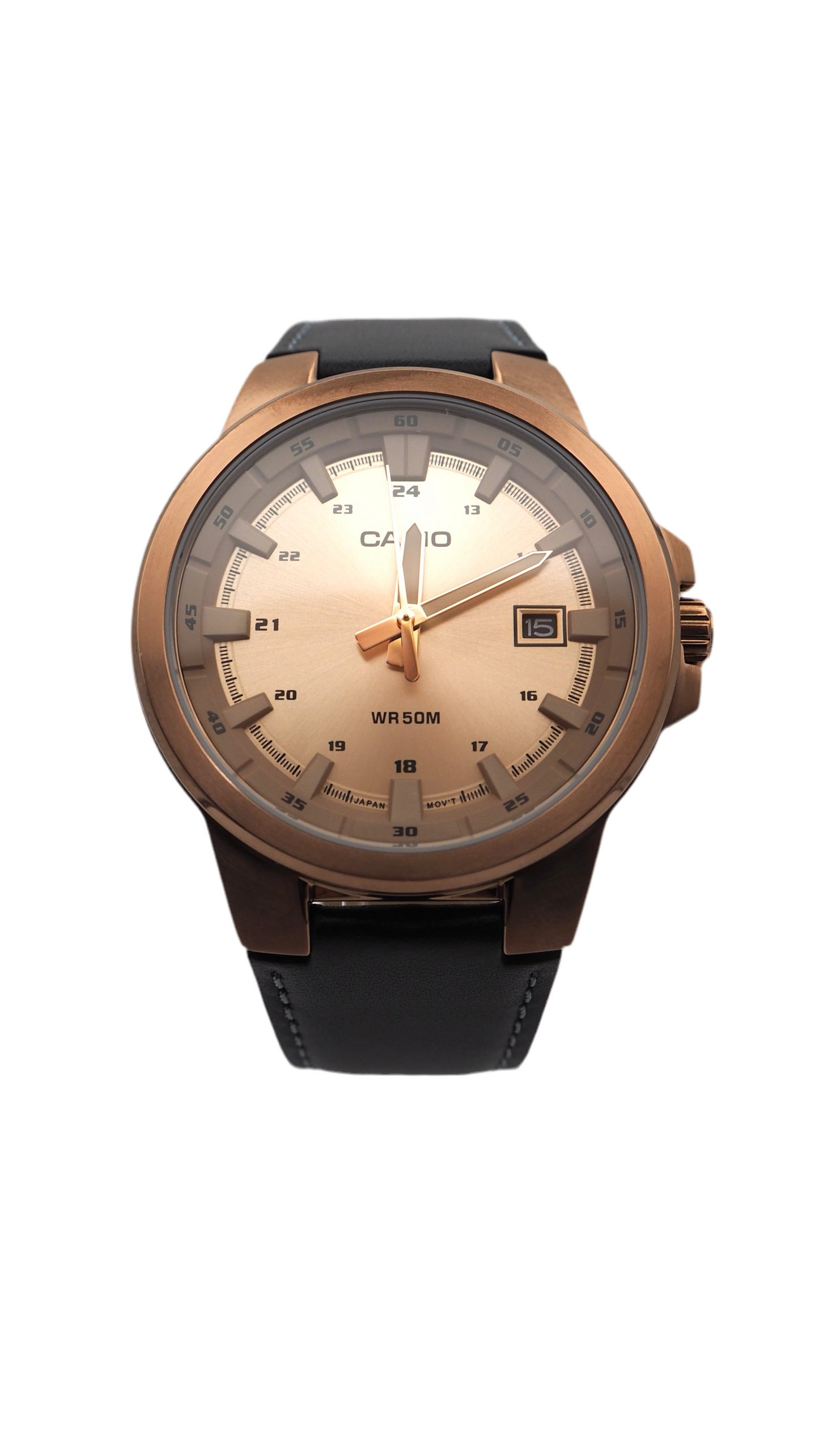 Casio MTP-E173RL-5AVEF Herrenuhr 42 mm Edelstahl Neu - ChronoMeister