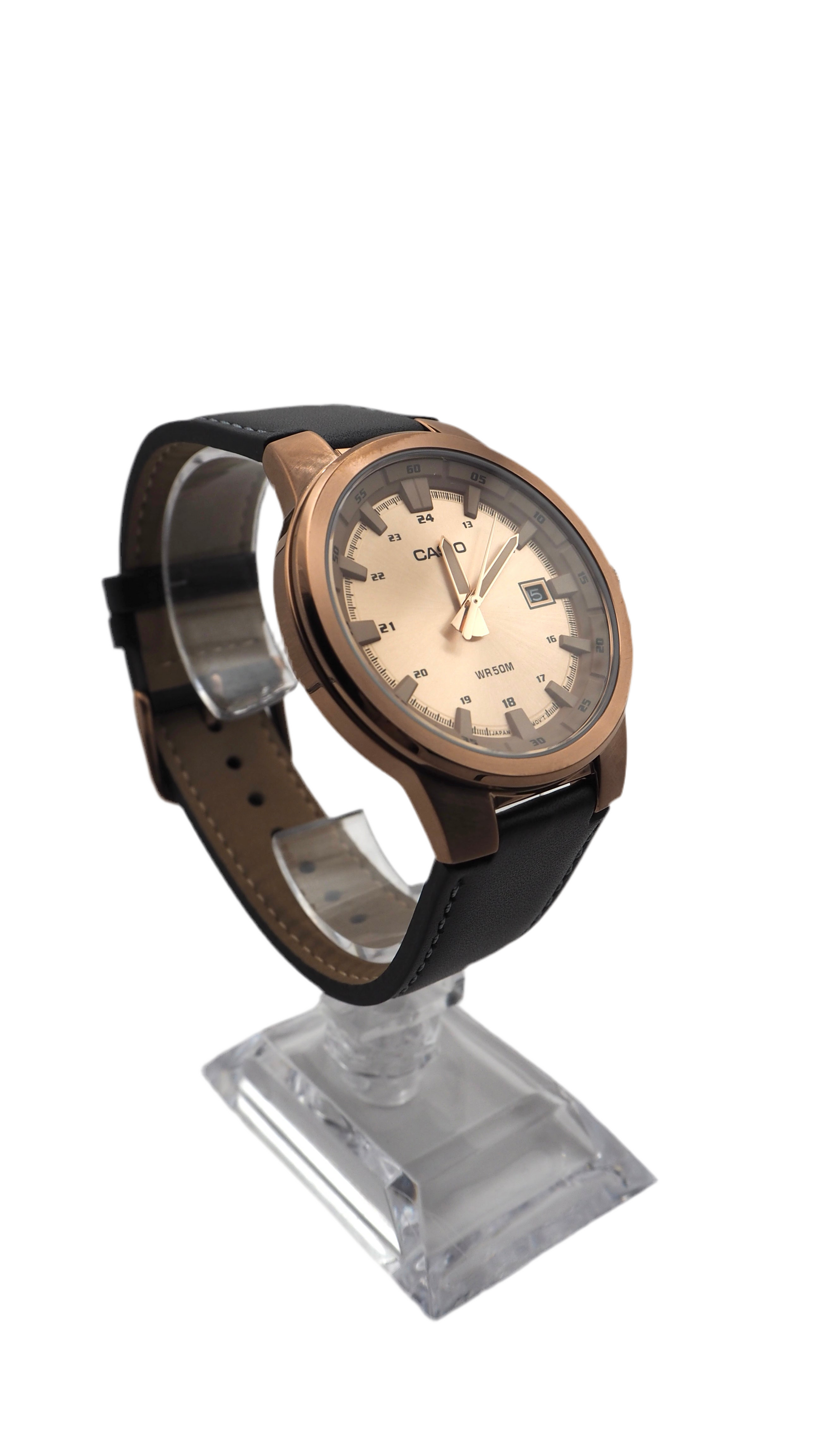 Casio MTP-E173RL-5AVEF Herrenuhr 42 mm Edelstahl Neu - ChronoMeister