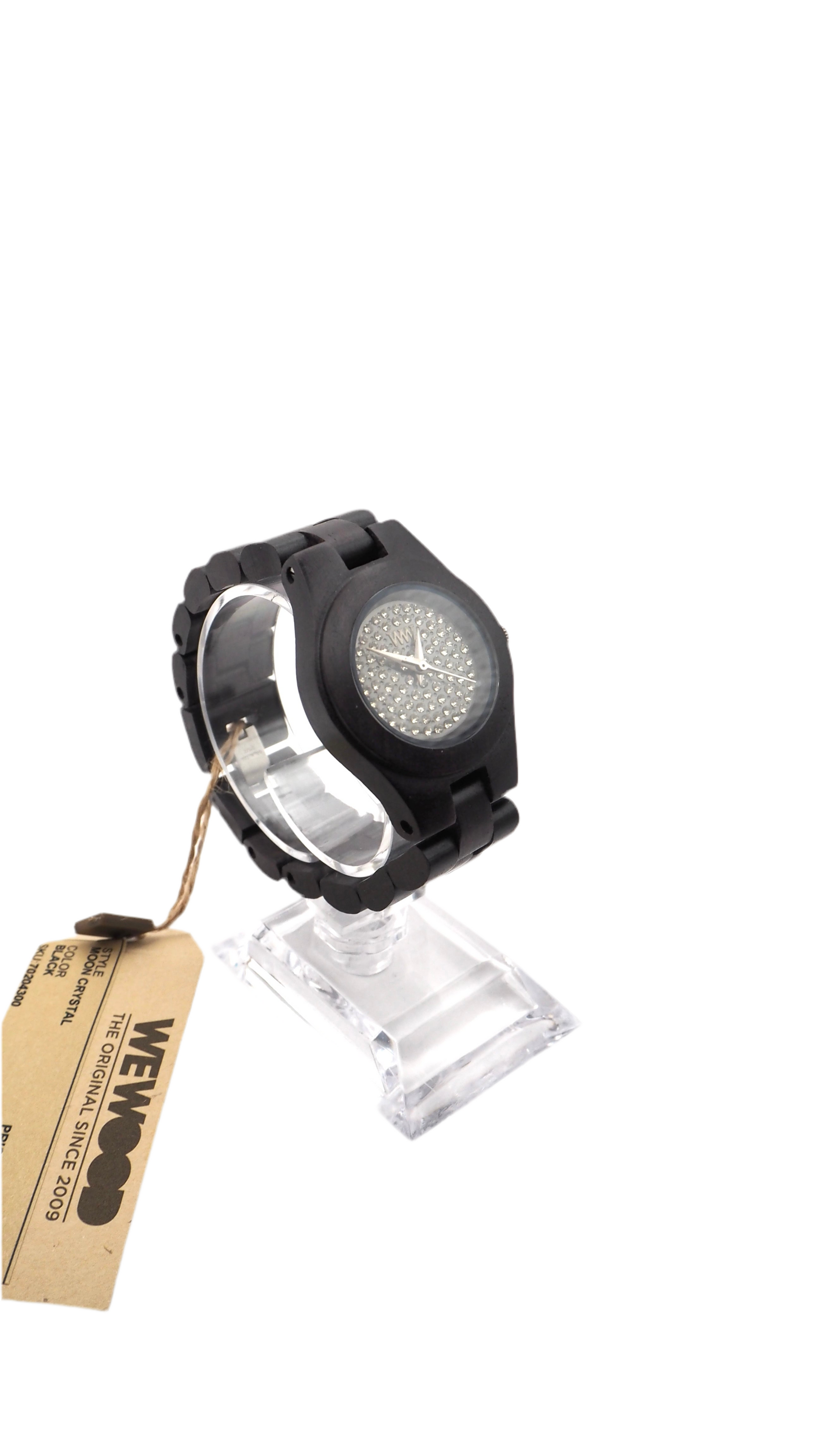 Wewood Moon Crystal Black 70204300 Damenuhr Holz Neu OVP - ChronoMeister