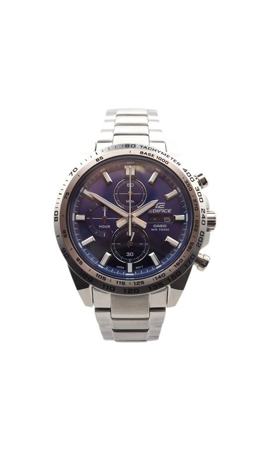 Casio Edifice EFR-574D-2AVUEF Chronograph Herrenuhr 42mm Edelstahl Neu OVP - ChronoMeister