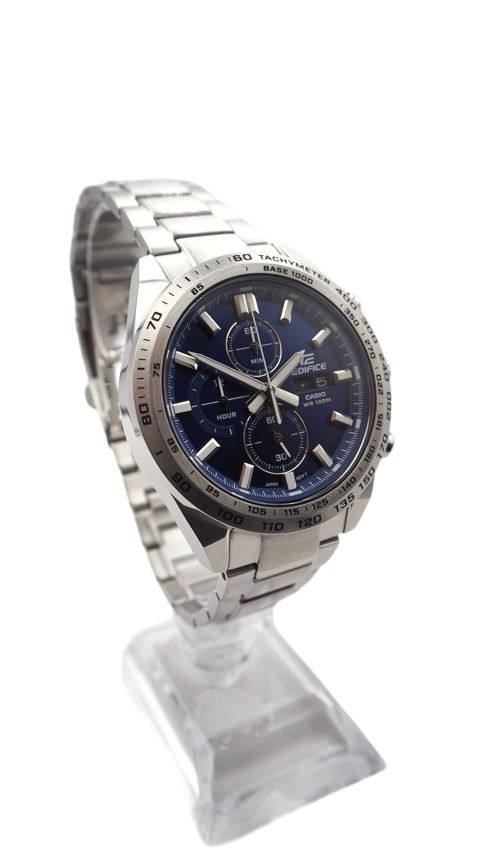 Casio Edifice EFR-574D-2AVUEF Chronograph Herrenuhr 42mm Edelstahl Neu OVP - ChronoMeister