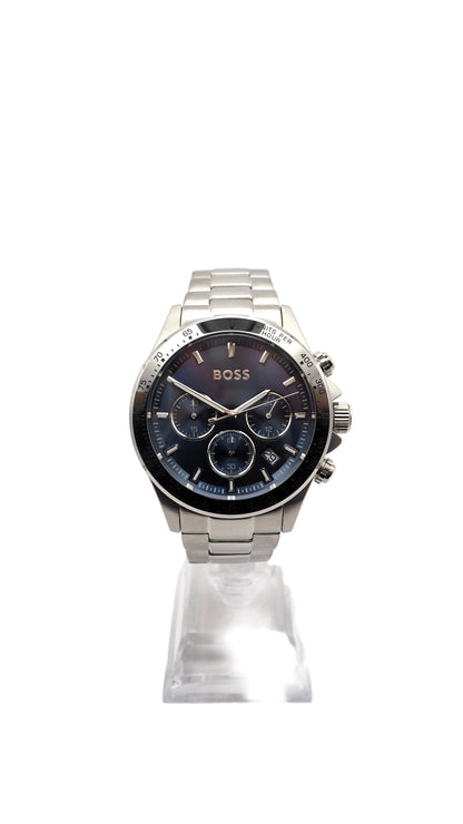 Boss Hero Chronograph 1513755 Herrenuhr Edelstahl Silber Neu OVP