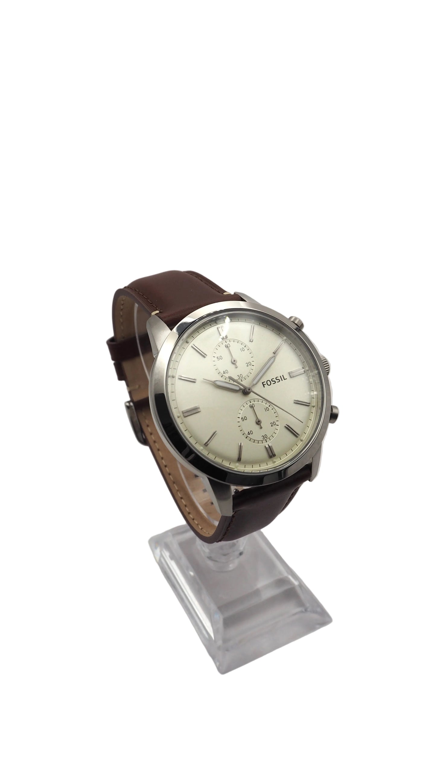 Fossil Townsman Chronograph FS5350 Herrenuhr Edelstahl Silber Neu OVP