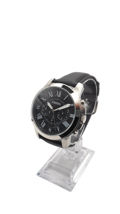 Fossil Grant Chronograph FS4812 Herrenuhr Edelstahl Silber Neu OVP