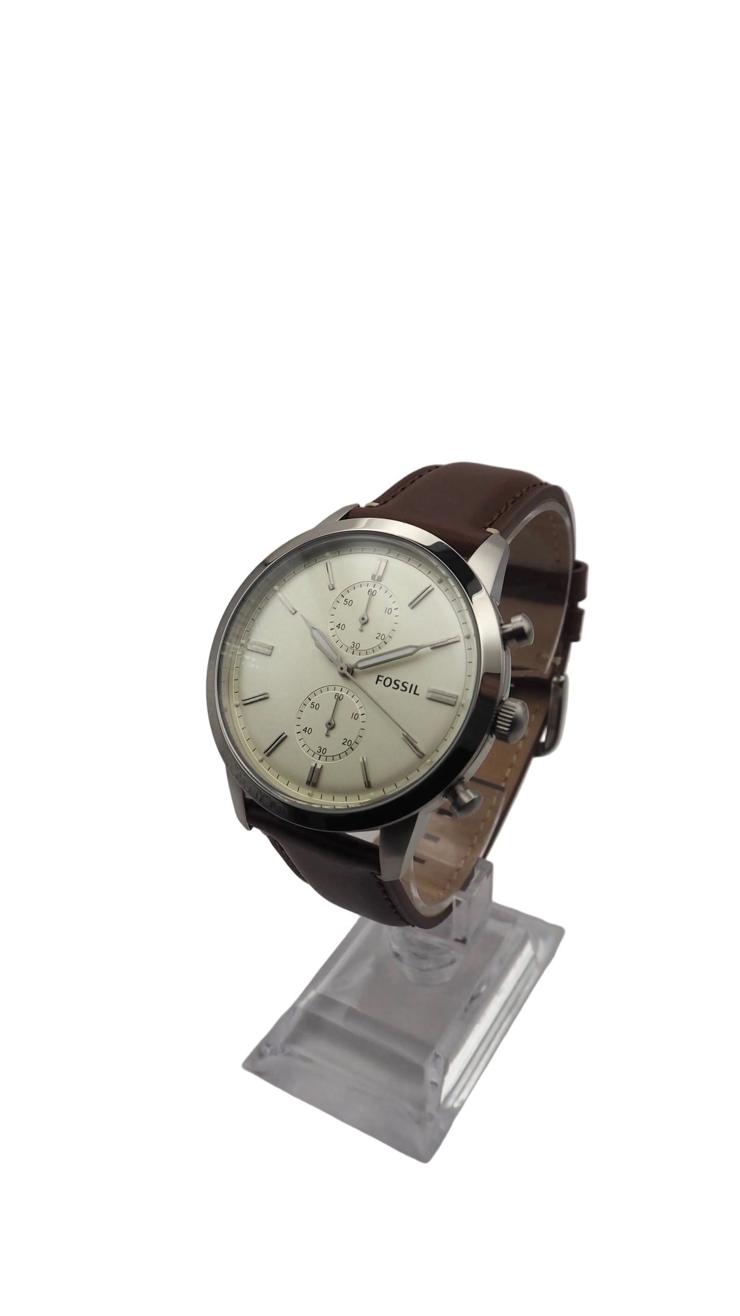 Fossil Townsman Chronograph FS5350 Herrenuhr Edelstahl Silber Neu OVP