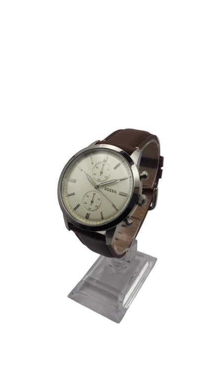 Fossil Townsman Chronograph FS5350 Herrenuhr Edelstahl Silber Neu OVP