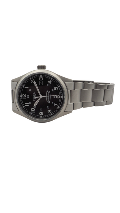 Fossil Defender FS5973 Solar Herrenuhr Edelstahl Neu OVP - ChronoMeister