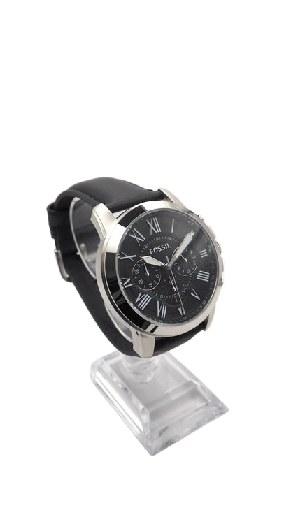 Fossil Grant Chronograph FS4812 Herrenuhr Edelstahl Silber Neu OVP
