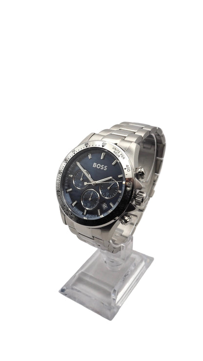 Boss Hero Chronograph 1513755 Herrenuhr Edelstahl Silber Neu OVP