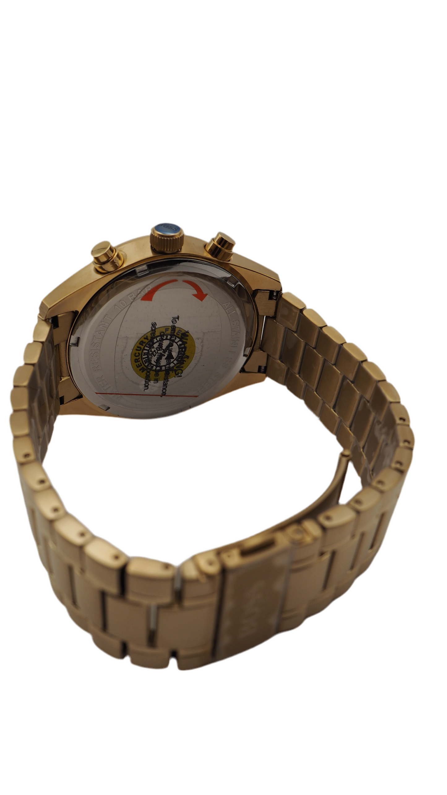 Hugo Boss Champion Chronograph 1513848 Herrenuhr Edelstahl Gold Neu OVP