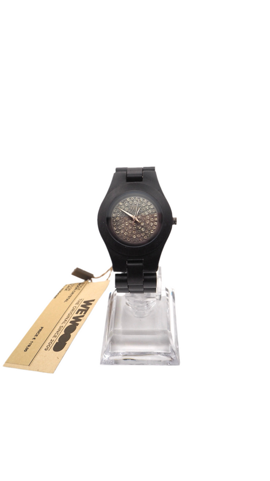 Wewood Moon Crystal Black 70204300 Damenuhr Holz Neu OVP - ChronoMeister