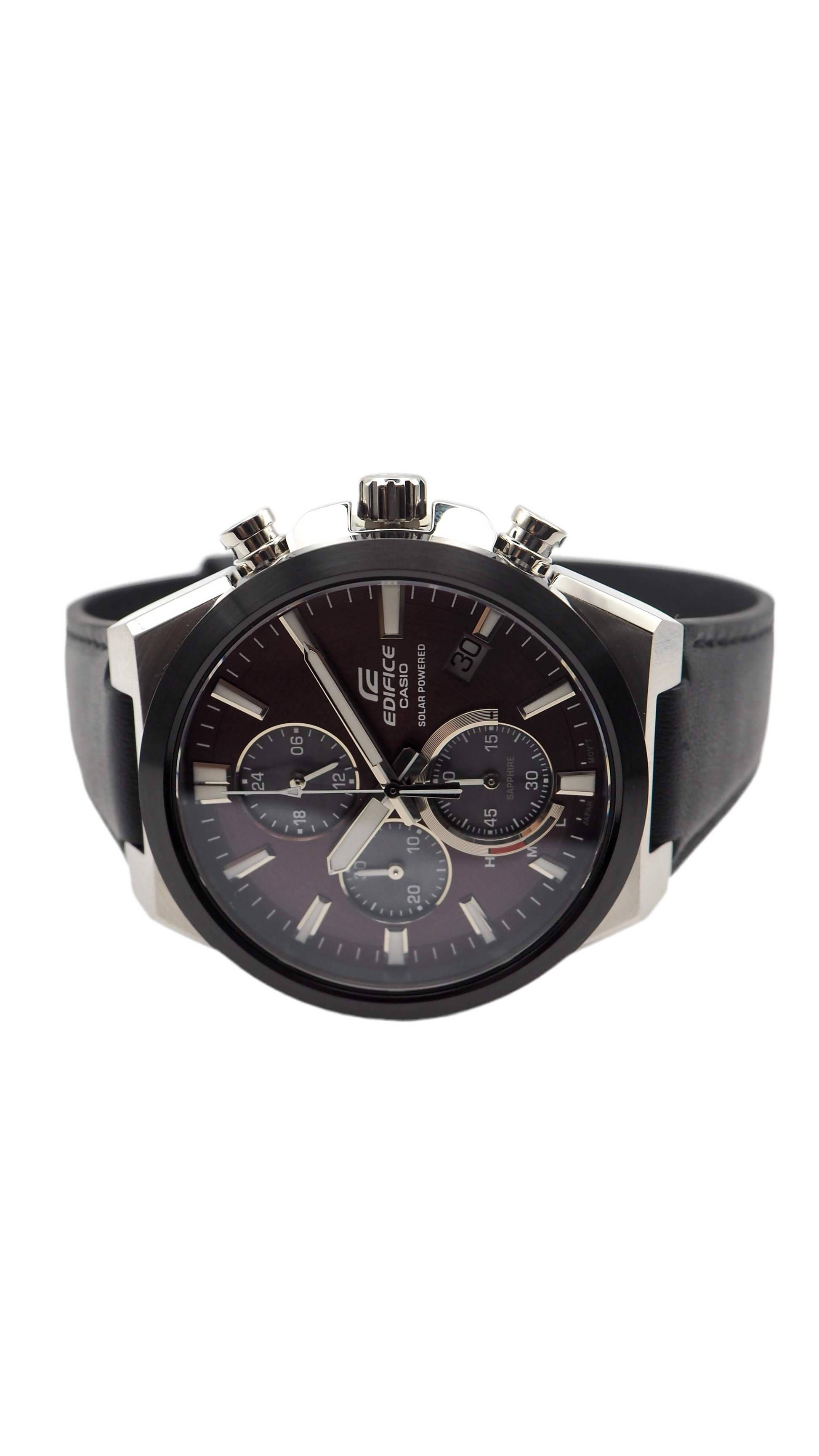 Casio Edifice EFS-S630BL-5AVUEF Chronograph Solar Herrenuhr 44mm Neu OVP - ChronoMeister