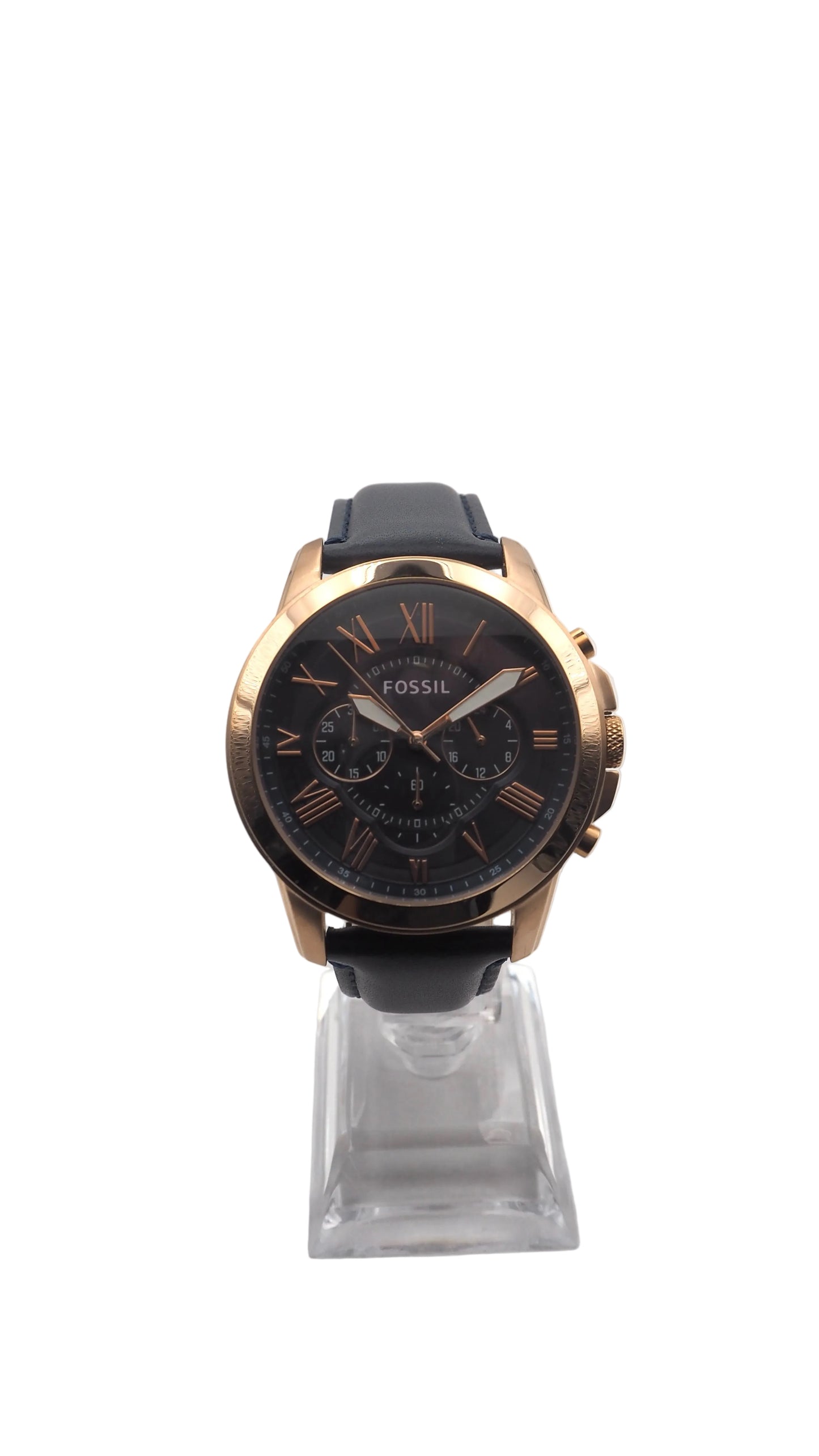 Fossil Grant Chronograph FS4835 Herrenuhr Edelstahl Roségold Neu OVP