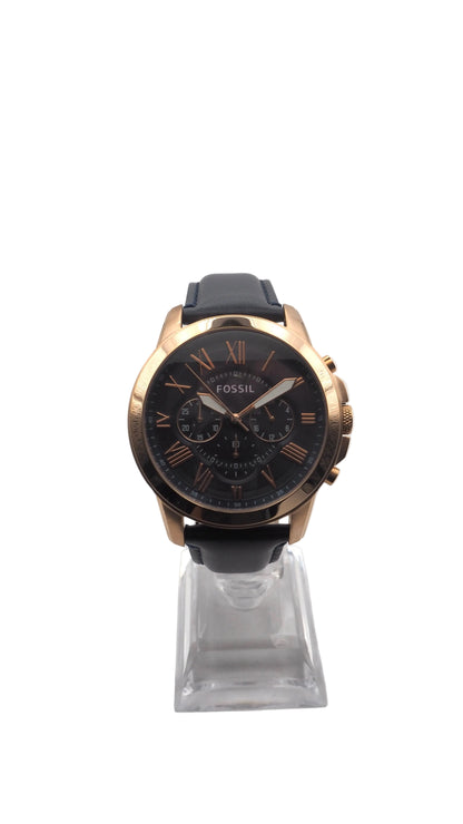 Fossil Grant Chronograph FS4835 Herrenuhr Edelstahl Roségold Neu OVP