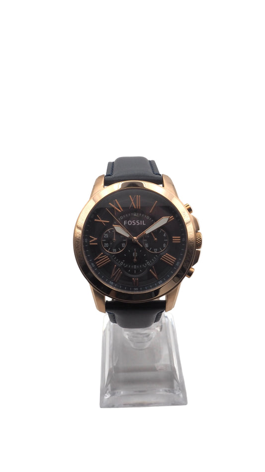 Fossil Grant Chronograph FS4835 Herrenuhr Edelstahl Roségold Neu OVP
