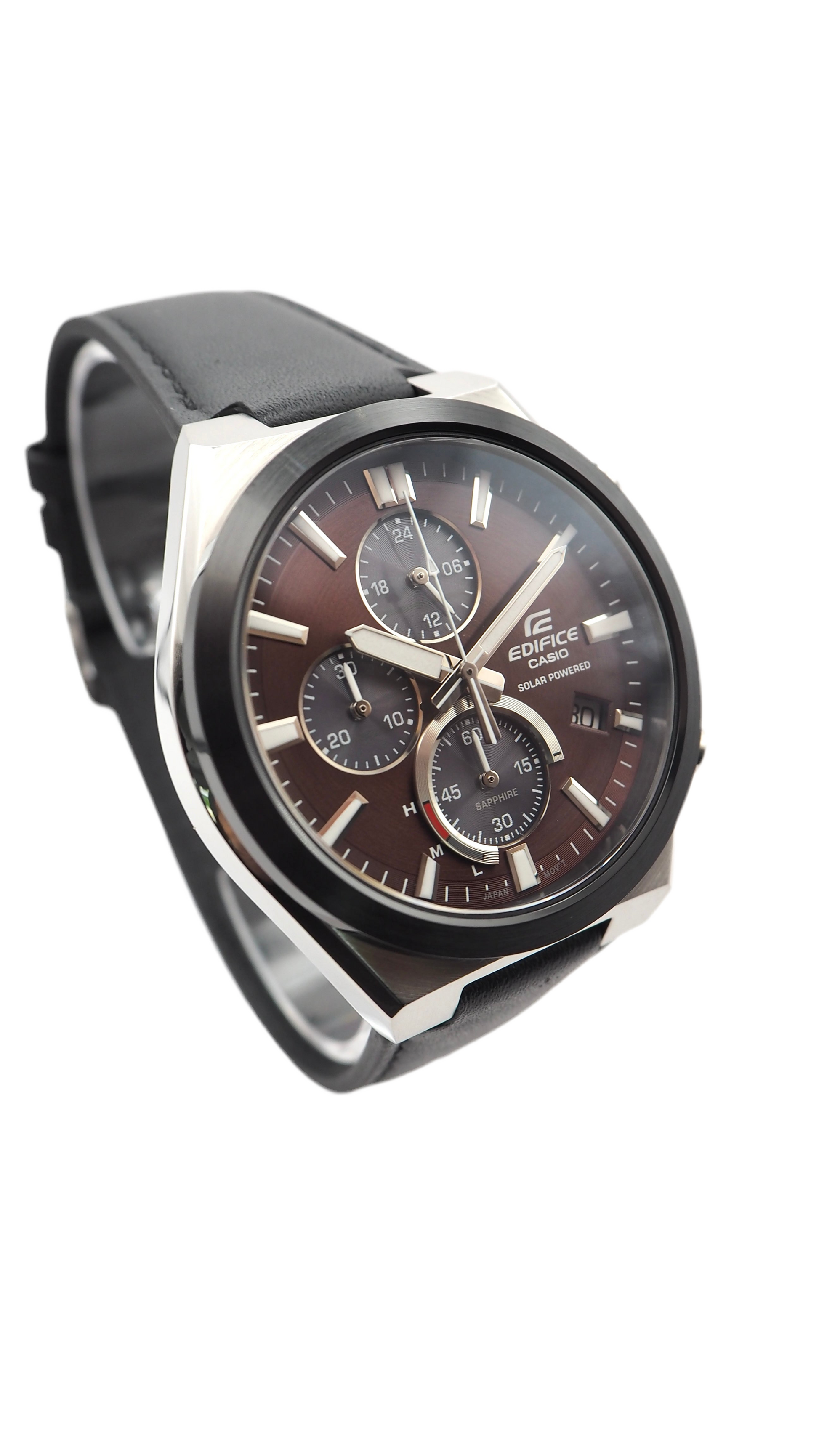 Casio Edifice EFS-S630BL-5AVUEF Chronograph Solar Herrenuhr 44mm Neu OVP - ChronoMeister