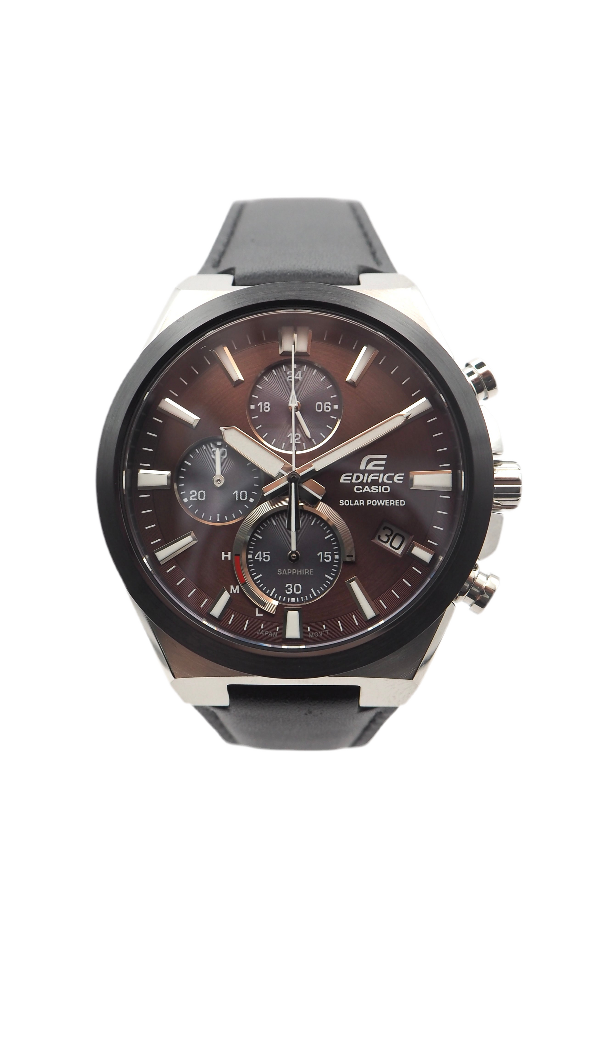 Casio Edifice EFS-S630BL-5AVUEF Chronograph Solar Herrenuhr 44mm Neu OVP - ChronoMeister